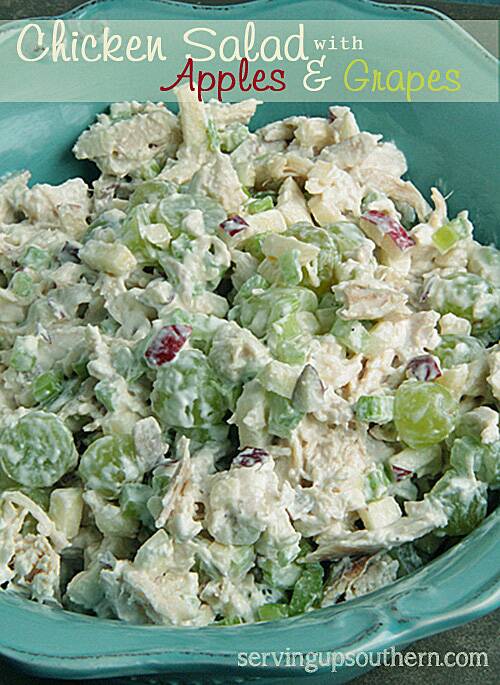 Chicken Salad With Apples & Grapes