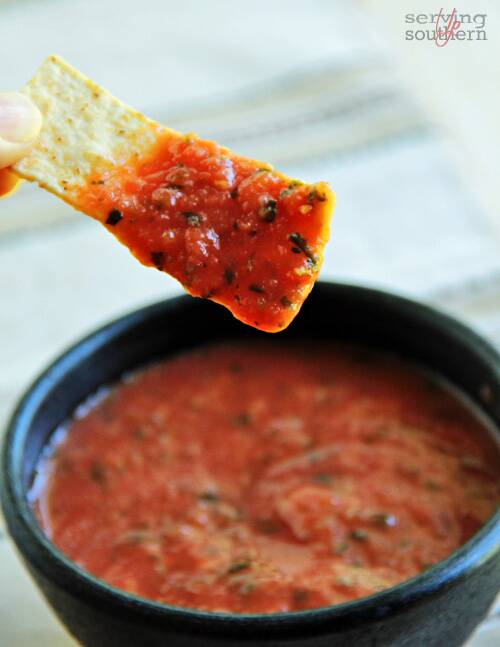 Restaurant Style Salsa - Sum of Yum