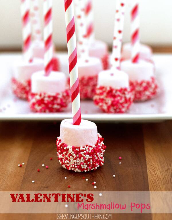 Valentine's Marshmallow Pops