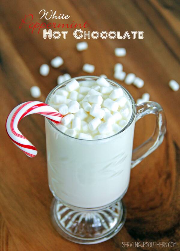 White Peppermint Hot Chocolate