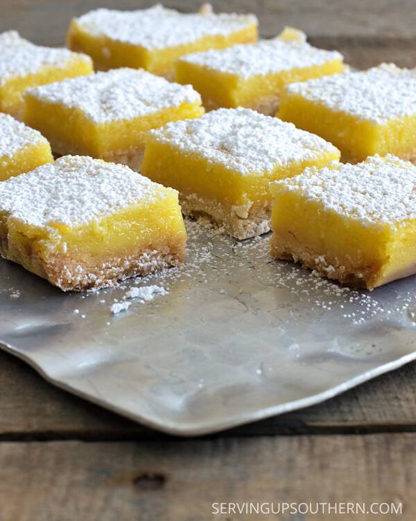 Whole Lemon Bars | Serving Up Southern