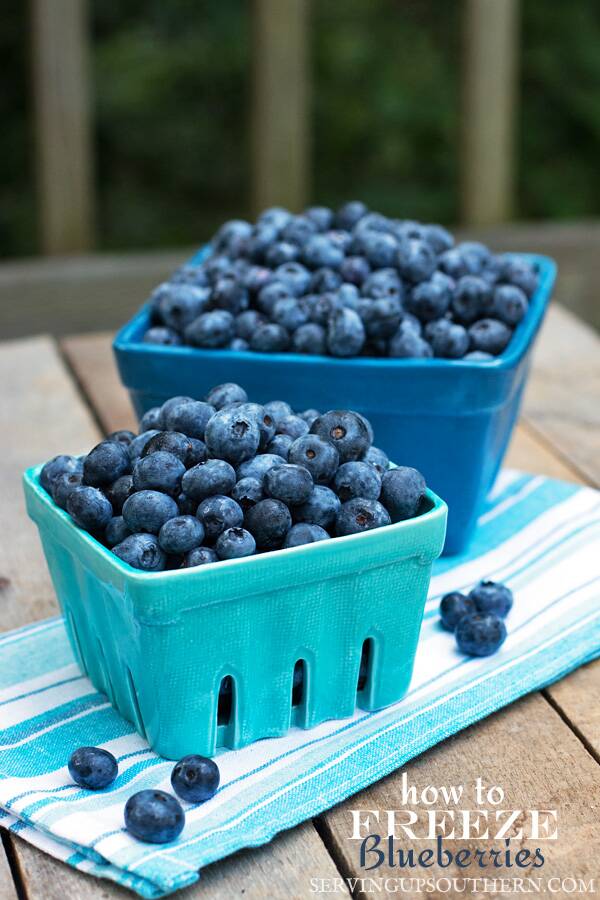How To Freeze Blueberries