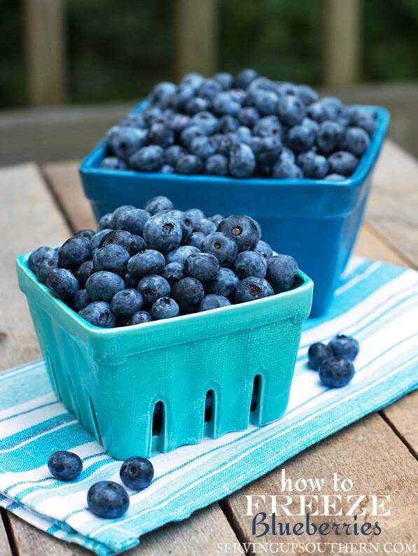 How To Freeze Blueberries