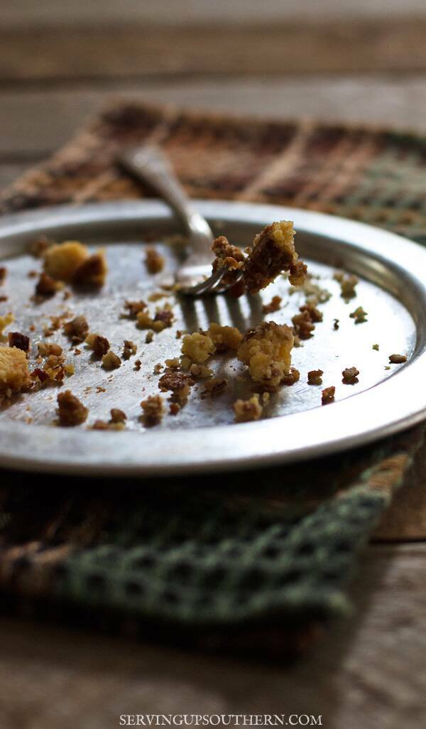 Pumpkin Pie Crunch via Serving Up Southern