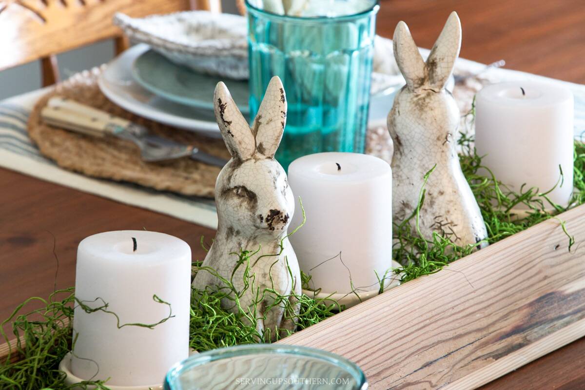 A Simple Easter Table Setting