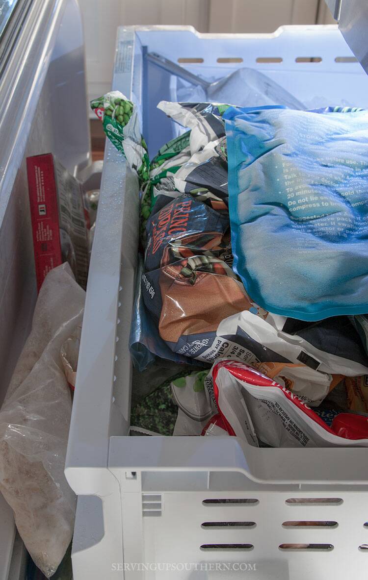 How To Organize A Drawer Freezer Serving Up Southern