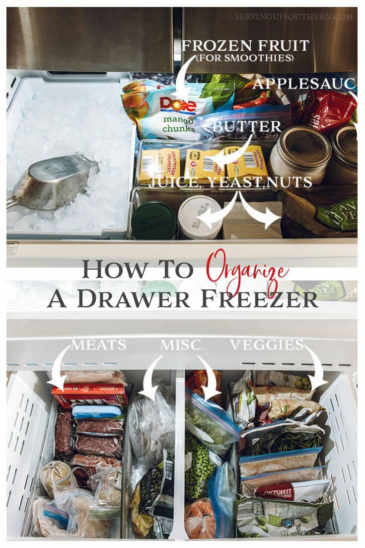 How To Organize A Drawer Freezer Serving Up Southern