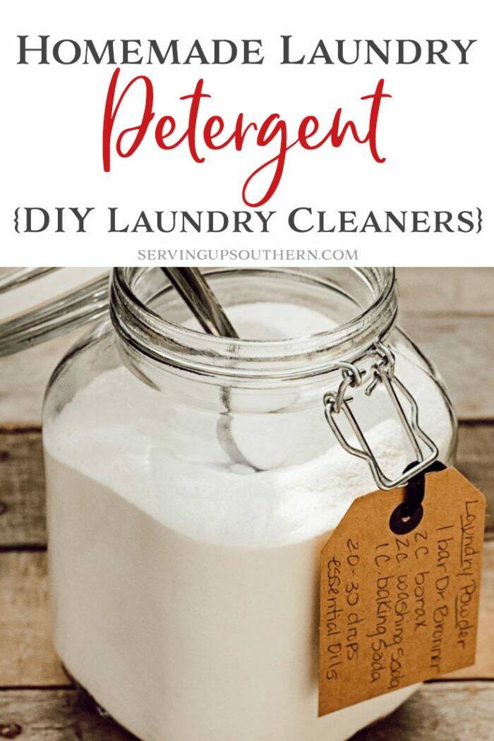 Homemade Laundry Detergent | Serving Up Southern