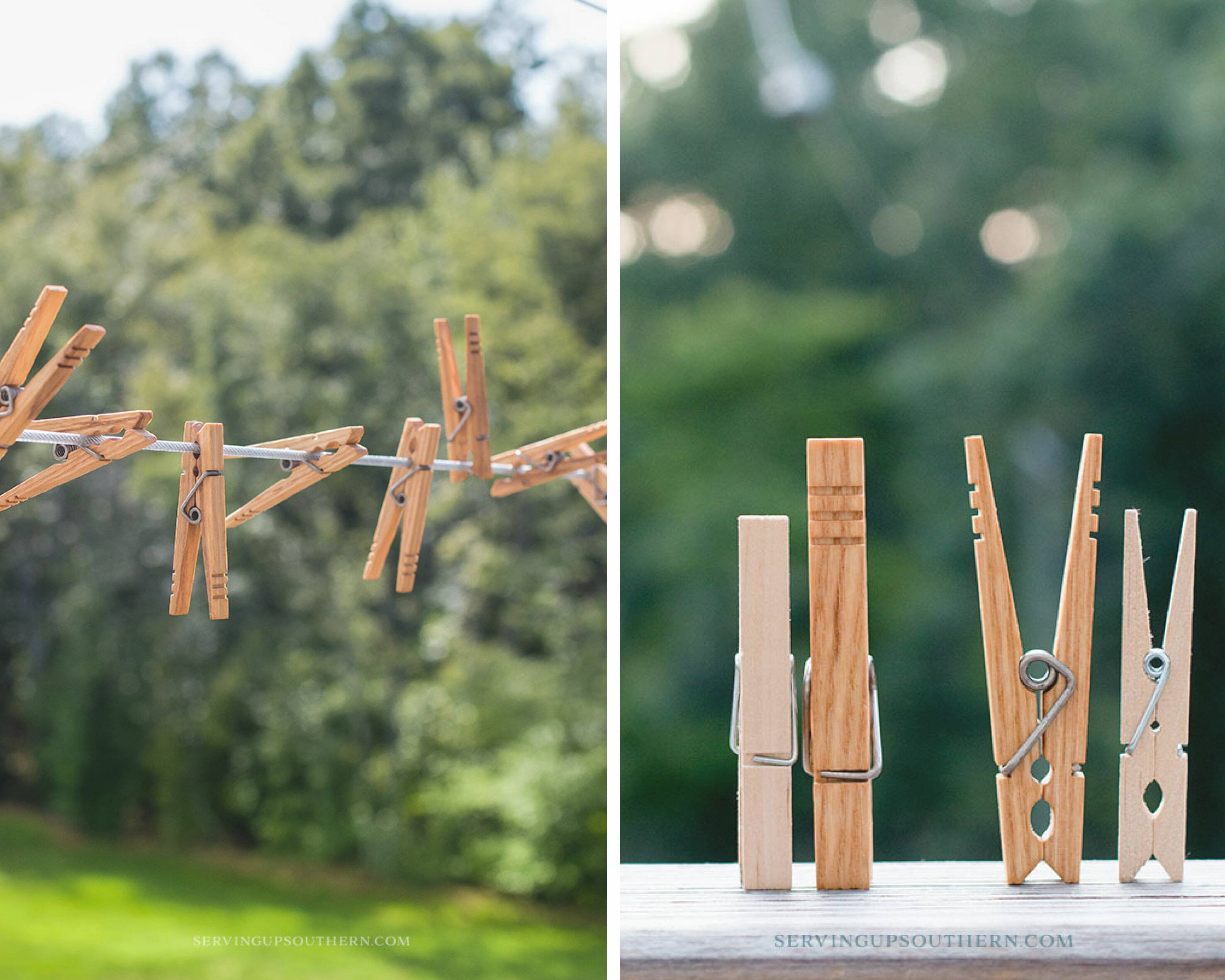 homestyle gathering clothespins